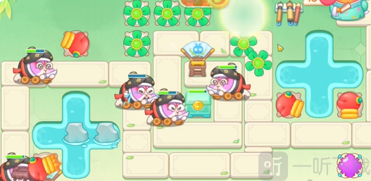 保卫萝卜4梁波波与祝秋秋第七关通关技巧