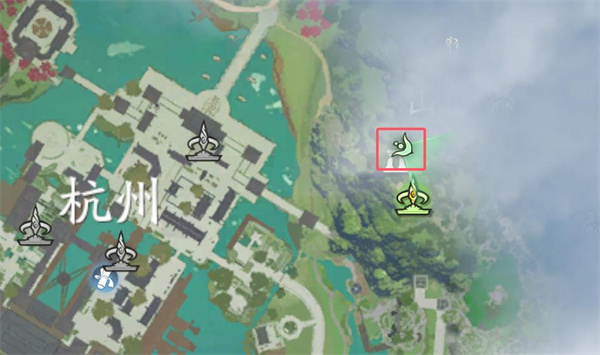仙剑世界余杭侠客志卷一位置分享