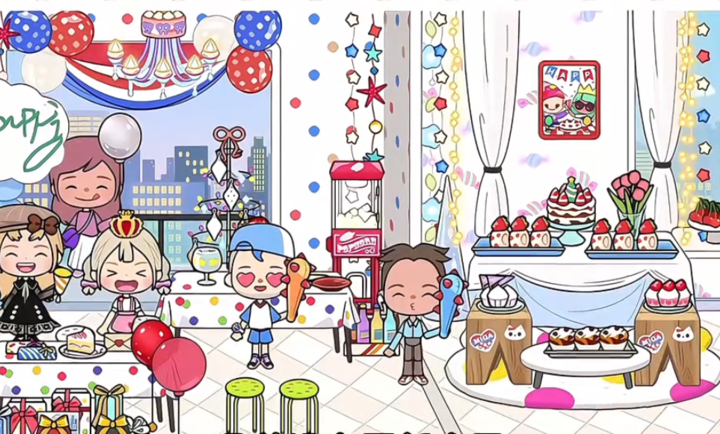 米加小镇世界生日派对
