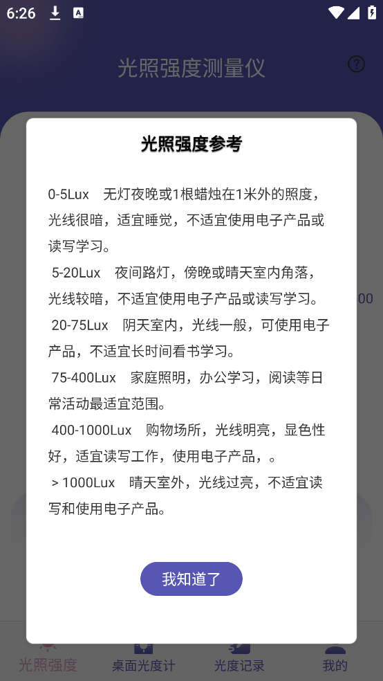 光照强度测量仪