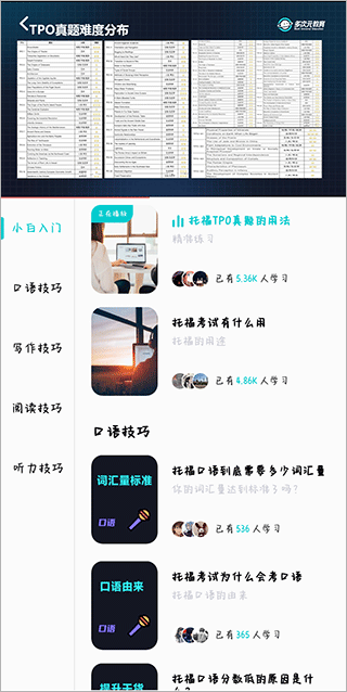 多次元托福备考